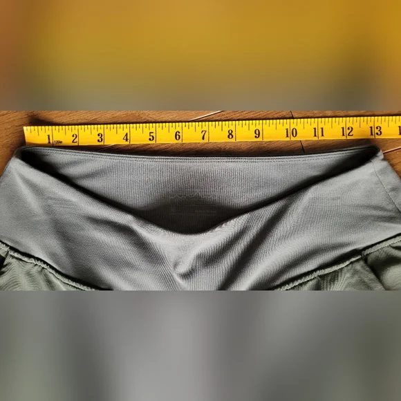 Patagonia Happy Hike Studio Pants. Women's. Olive Green. Size M. - Picture 7 of 10